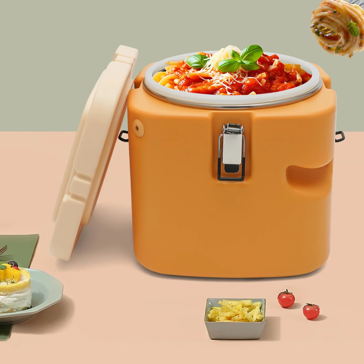 Commercial Insulated Stainless Steel Food Carrier And Soup Warmer Portable