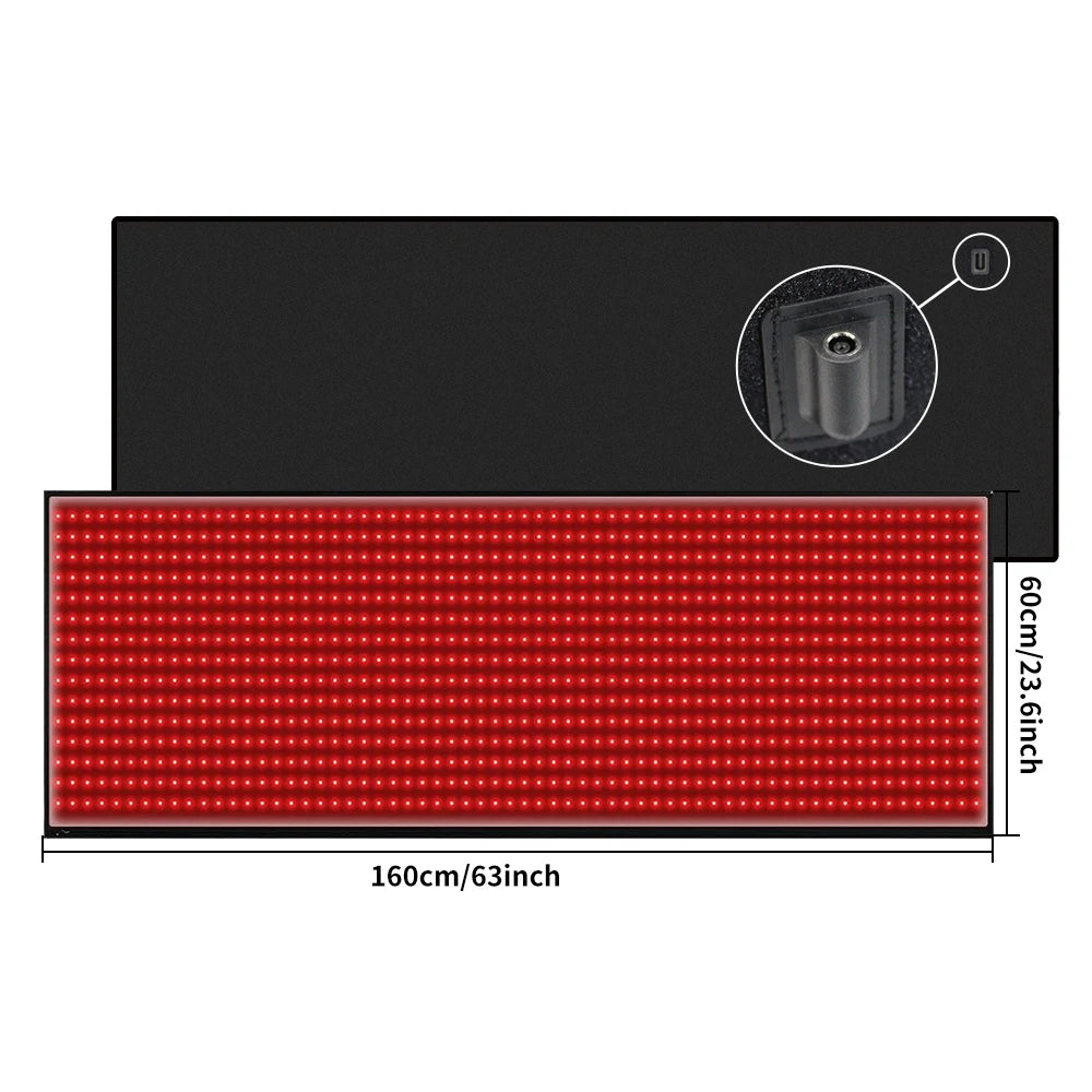 Light Therapy Mat Full Body 660nm 850nm LED Blanket