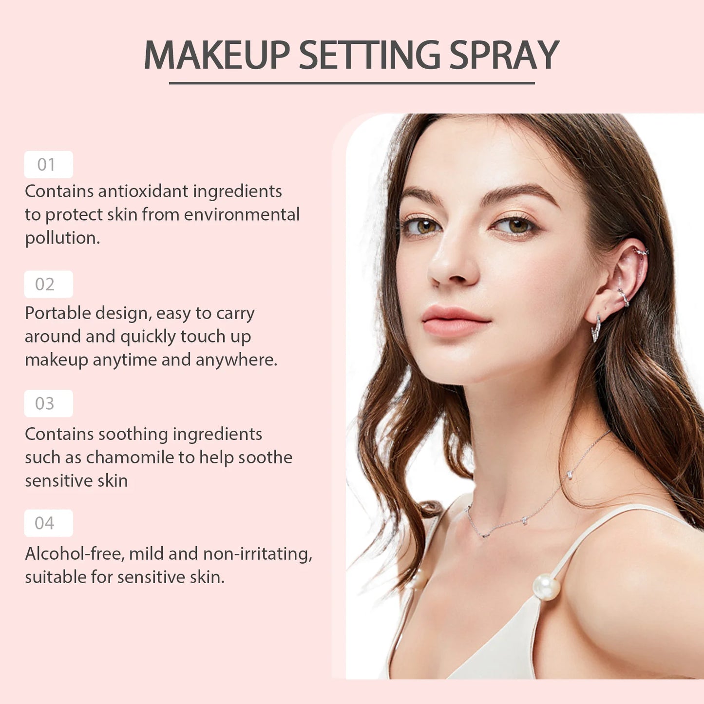 Eelhope Vitamin C Setting Spray Makeup Long Lasting Moisturizing