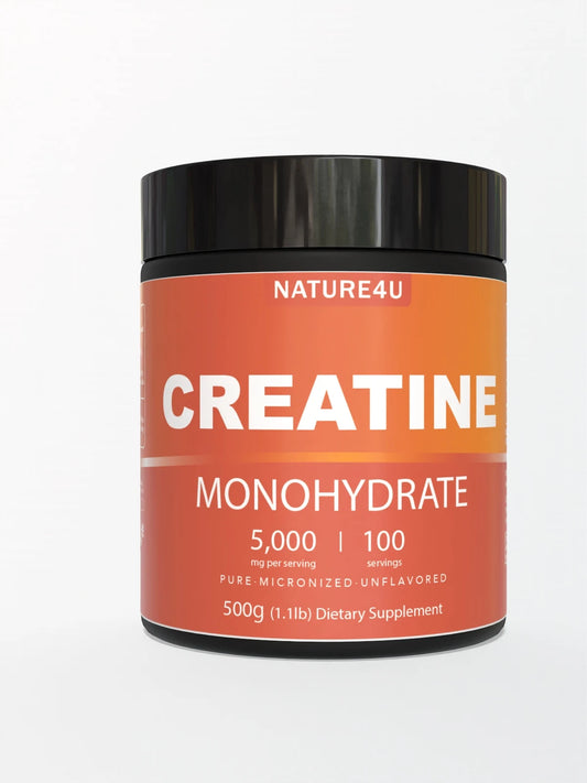 Nature4U Micronized Creatine Monohydrate Powder