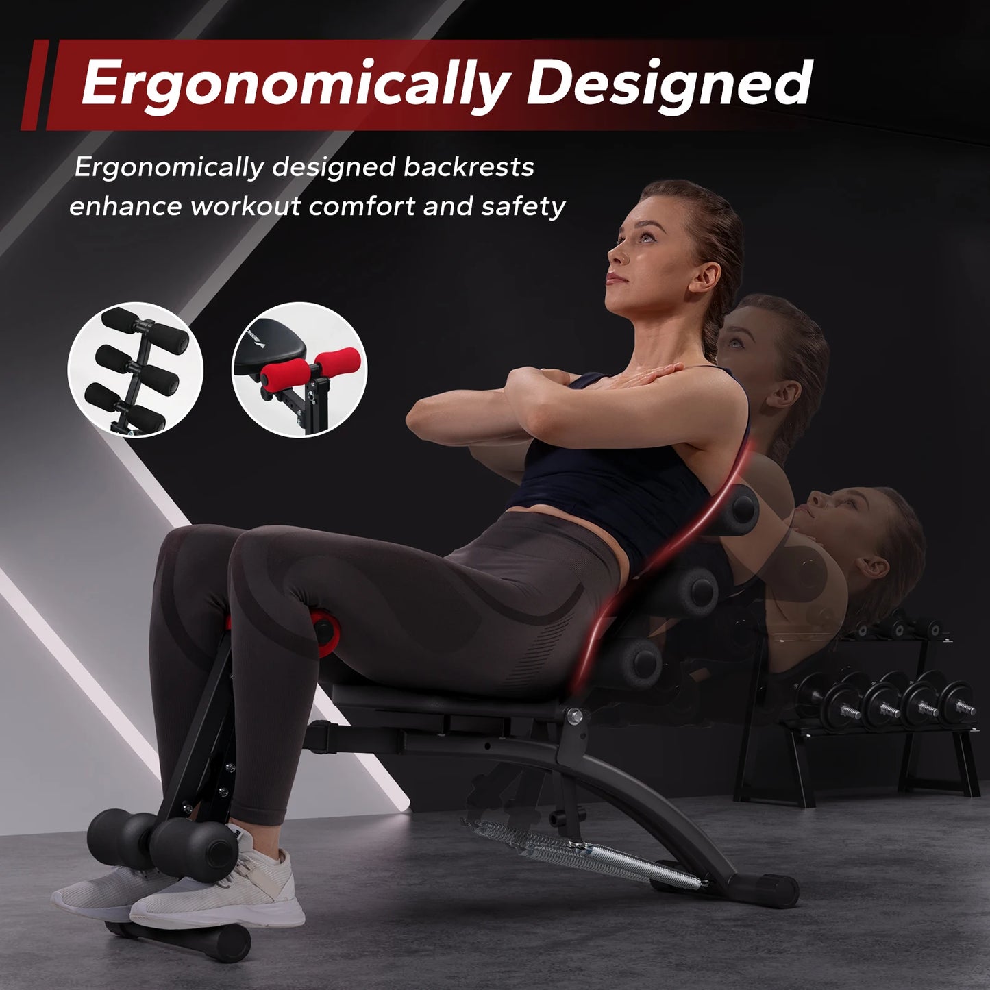 MERACH Ab Machine Multi Functional Trainer