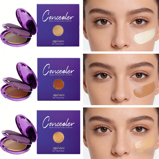 Zephoco Concealer Palette Moisturizing Sweatproof Full Coverage Transferproof