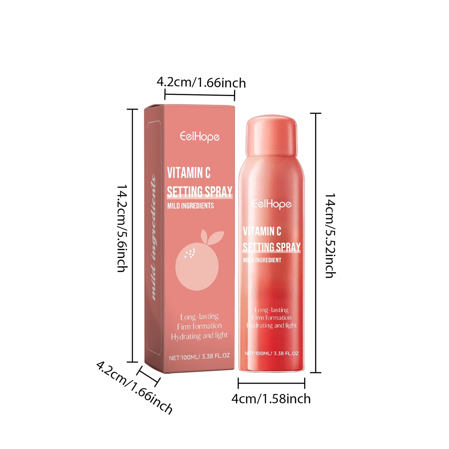 Eelhope Vitamin C Setting Spray Makeup Long Lasting Moisturizing