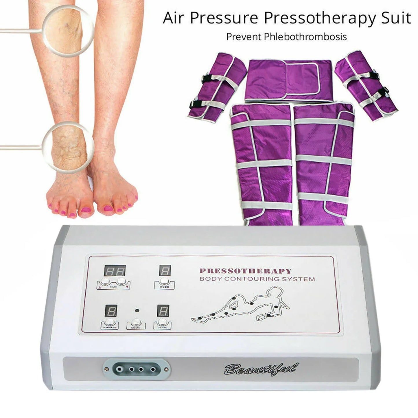Bymaocar Pressotherapy Air Pressure Massager Suit