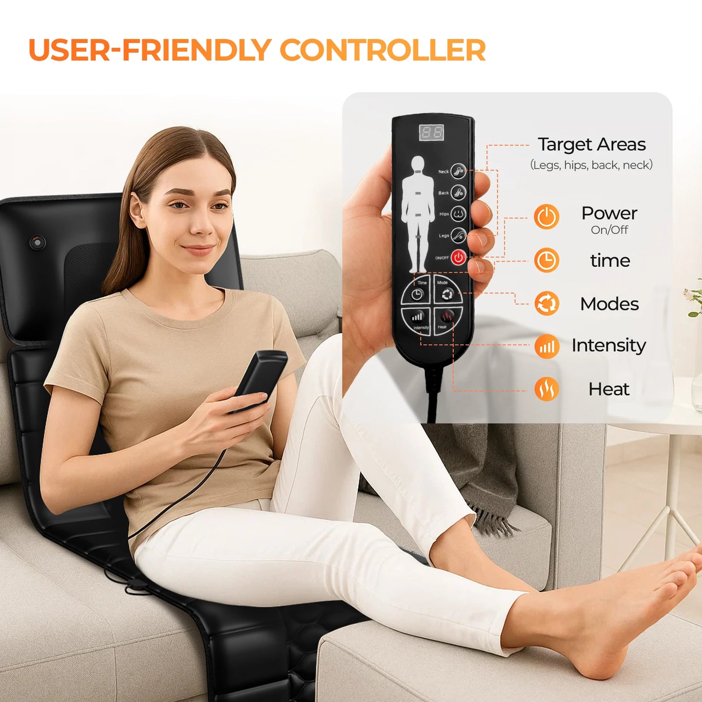 HIMOUTA Shiatsu Full Body Massage Mat