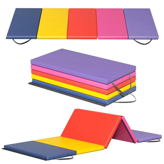 Foldable Gymnastics Tumbling Mat Portable Yoga Mat For Home