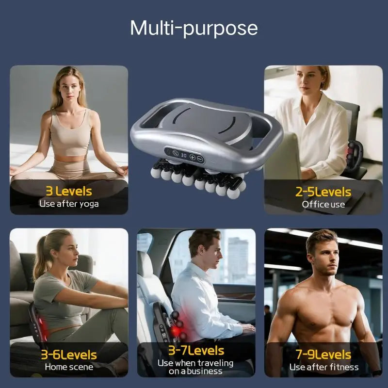 Muscle Massager Gun With 42 Heads LED Display