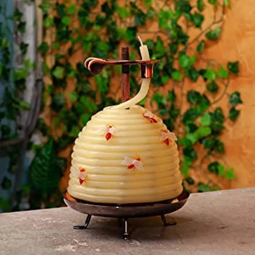 Beeswax Candle with Cotton Wick Honey Scent