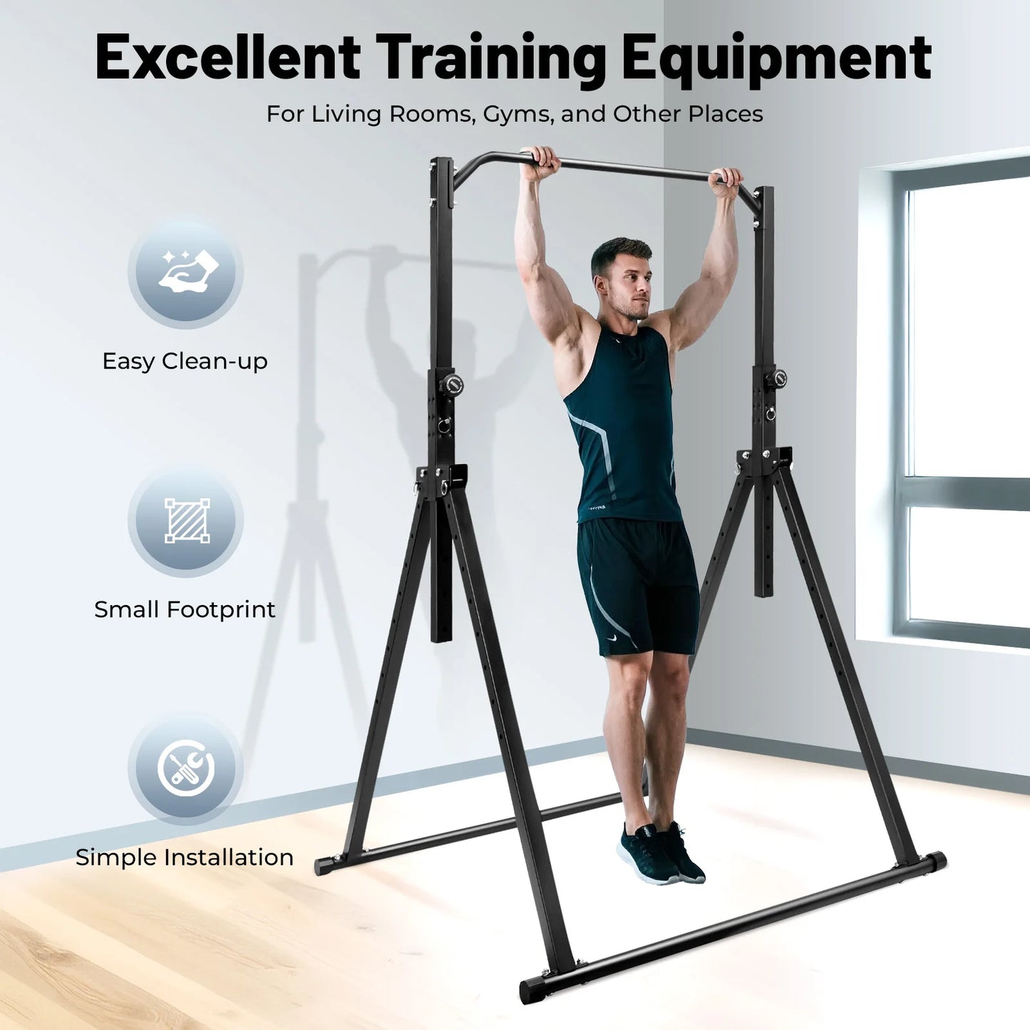 Triangular Pull Up Station Adjustable Steel