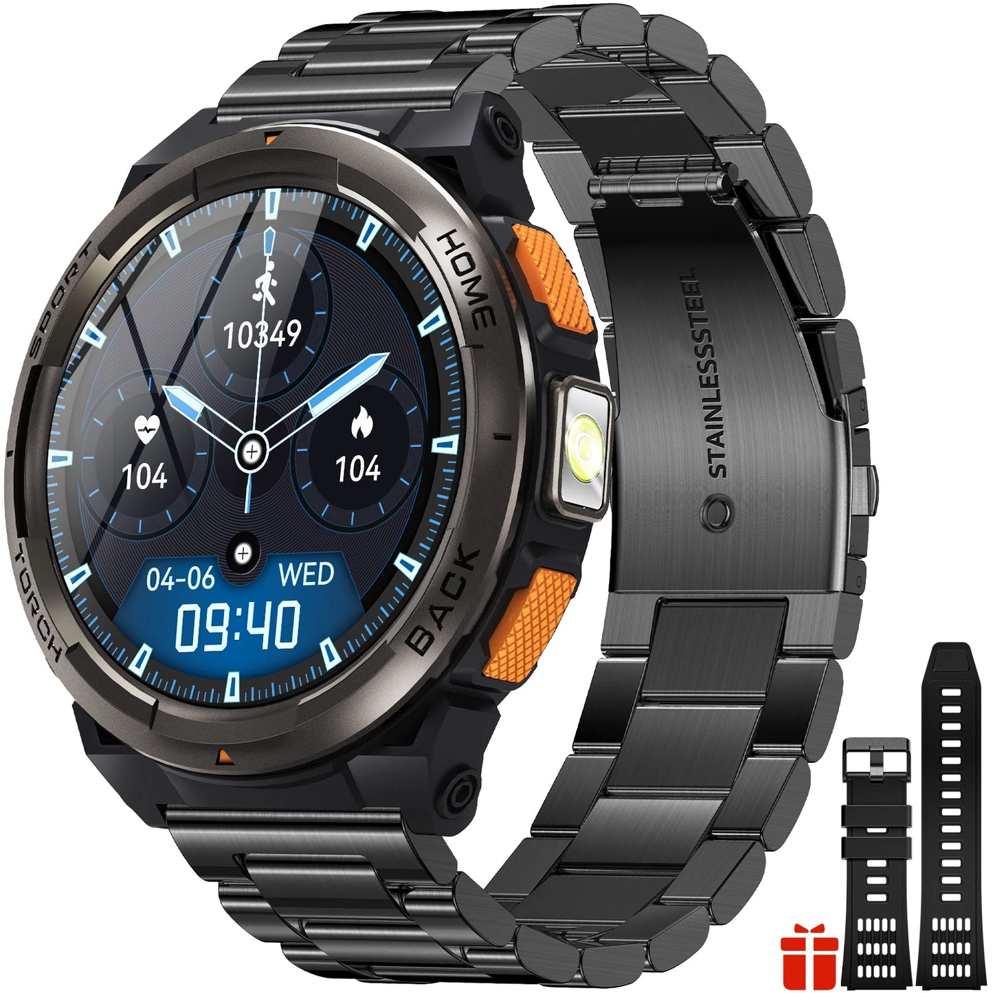 EIGIIS KE5 Smartwatch 3ATM Waterproof With Compass And Altitude Barometer