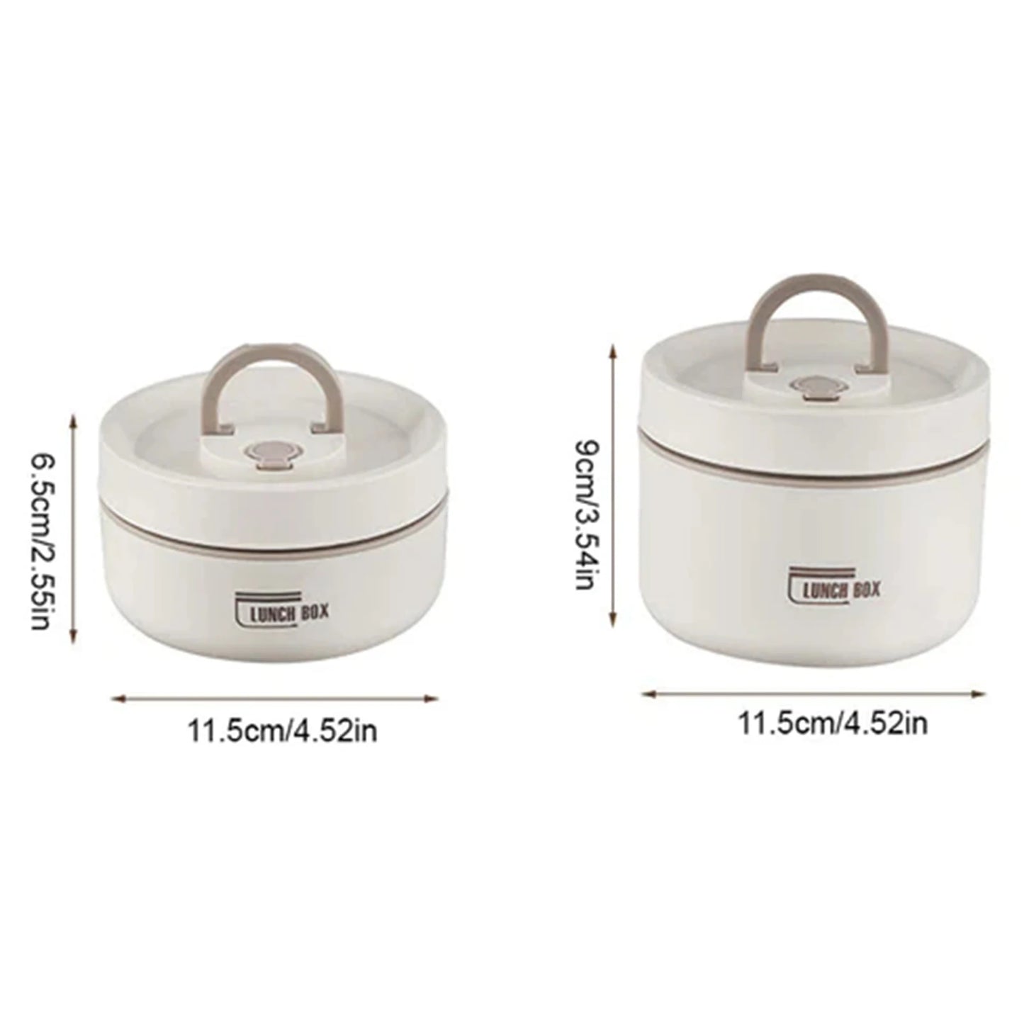 Thermal Lunch Box Leakproof Folding Handle