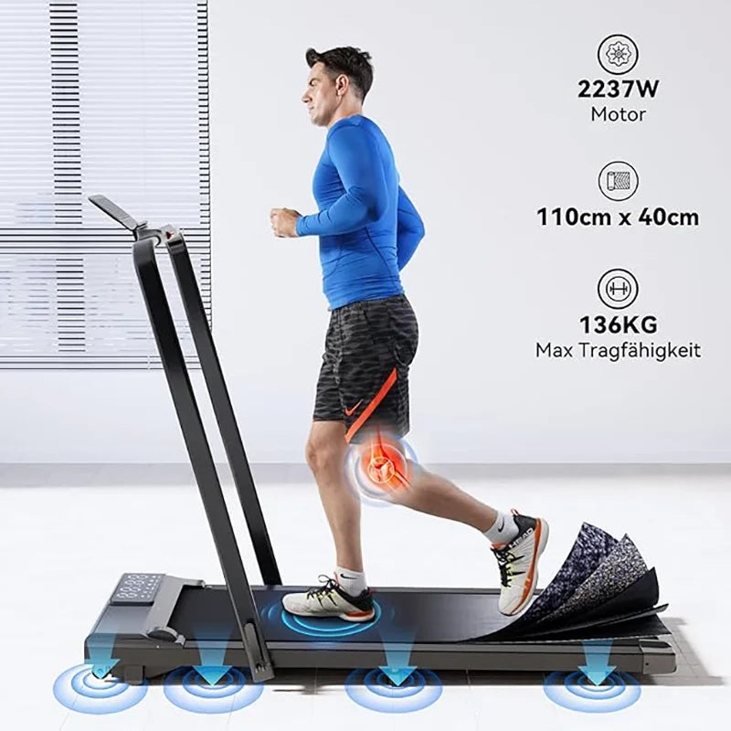 Superun 3in1 Walking Pad Treadmill 300 Lb Capacity 3.0HP HomeOffice