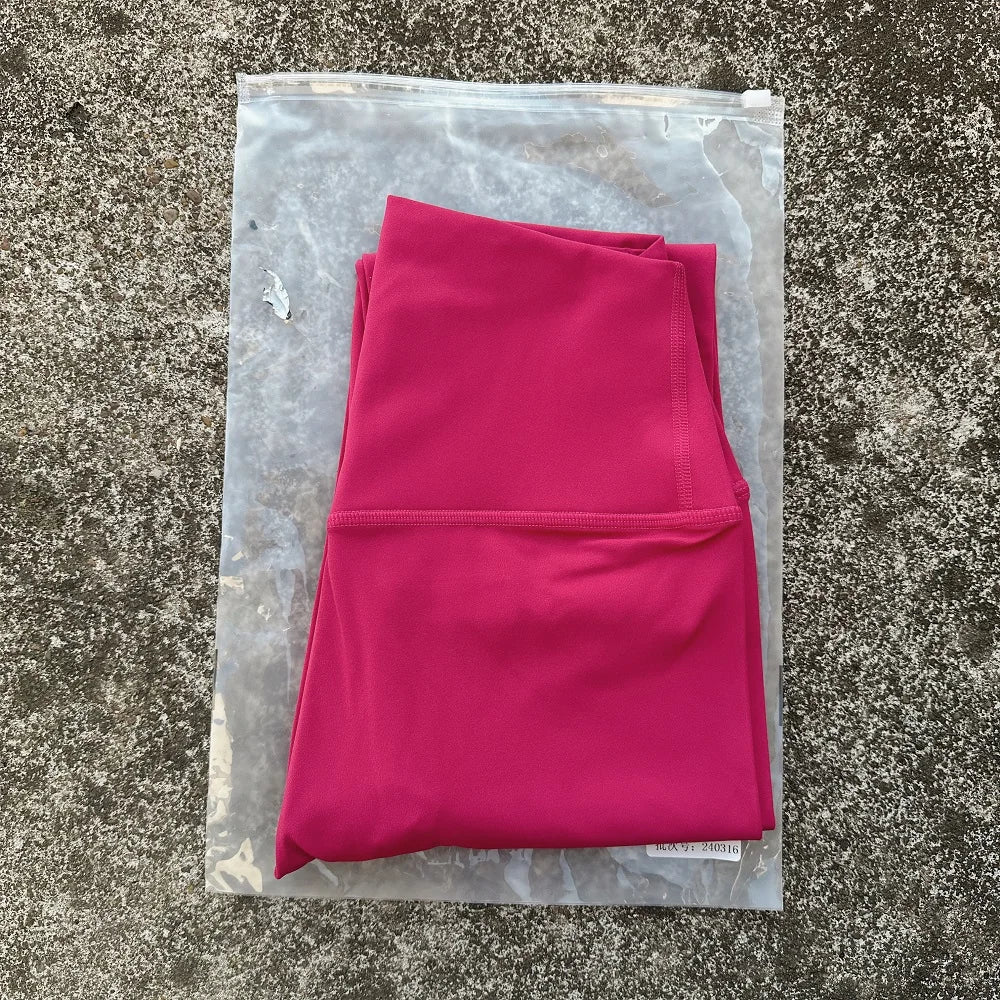 High Waist Yoga Leggings Back Pocket