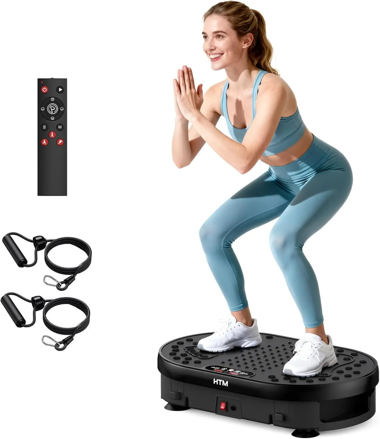 HTMM Vibration Plate 120 Levels 9 Modes Exercise Machine