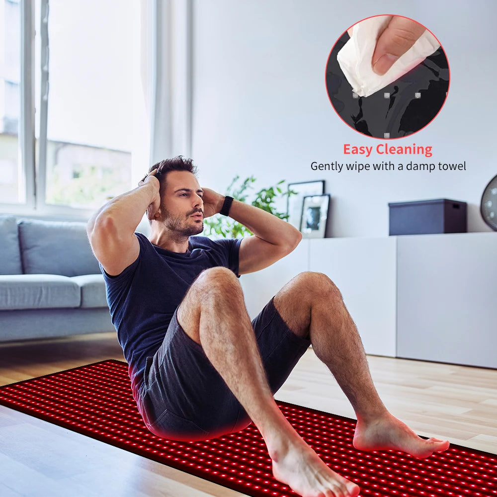 Light Therapy Mat Full Body 660nm 850nm LED Blanket