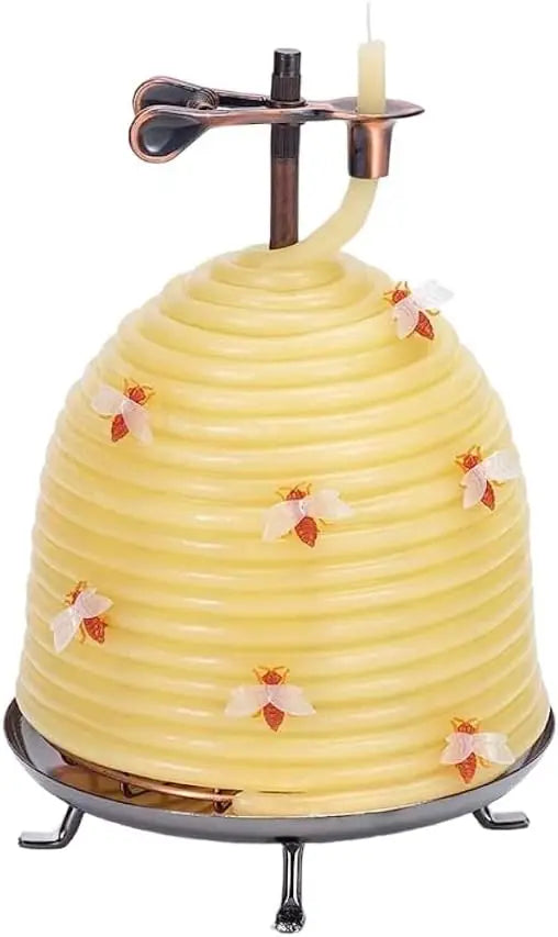 Beeswax Candle with Cotton Wick Honey Scent