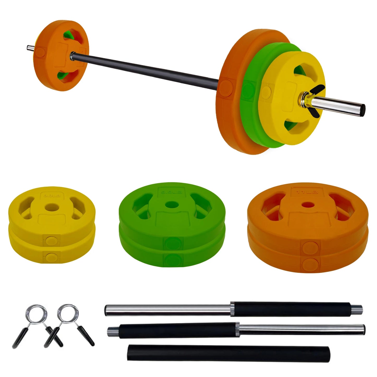 TWISTERCK Adjustable Barbell Weight Set For Home Gym Workouts