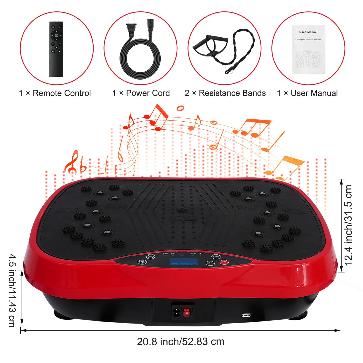 Vibration Plate Exercise Machine Portable Workout