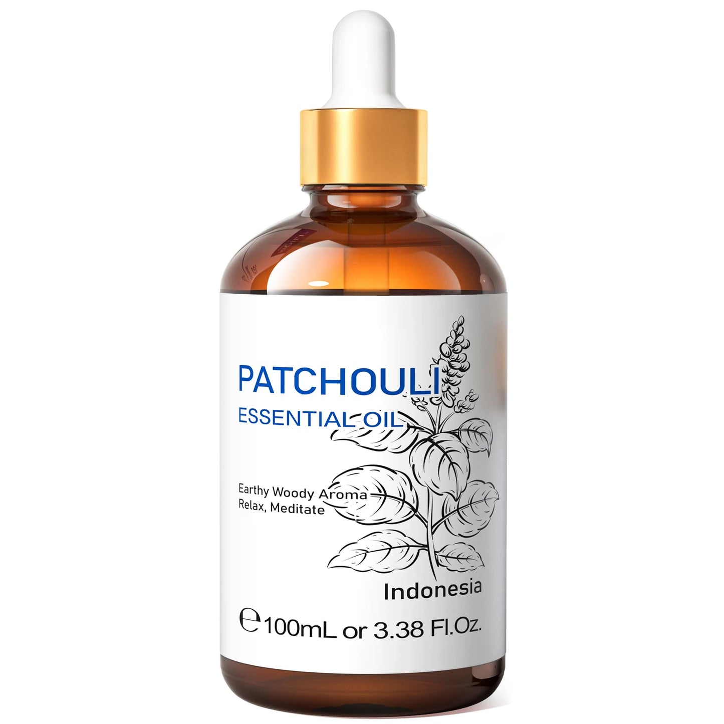 HIQILI Patchouli Essential Oil Pure Aromatherapy