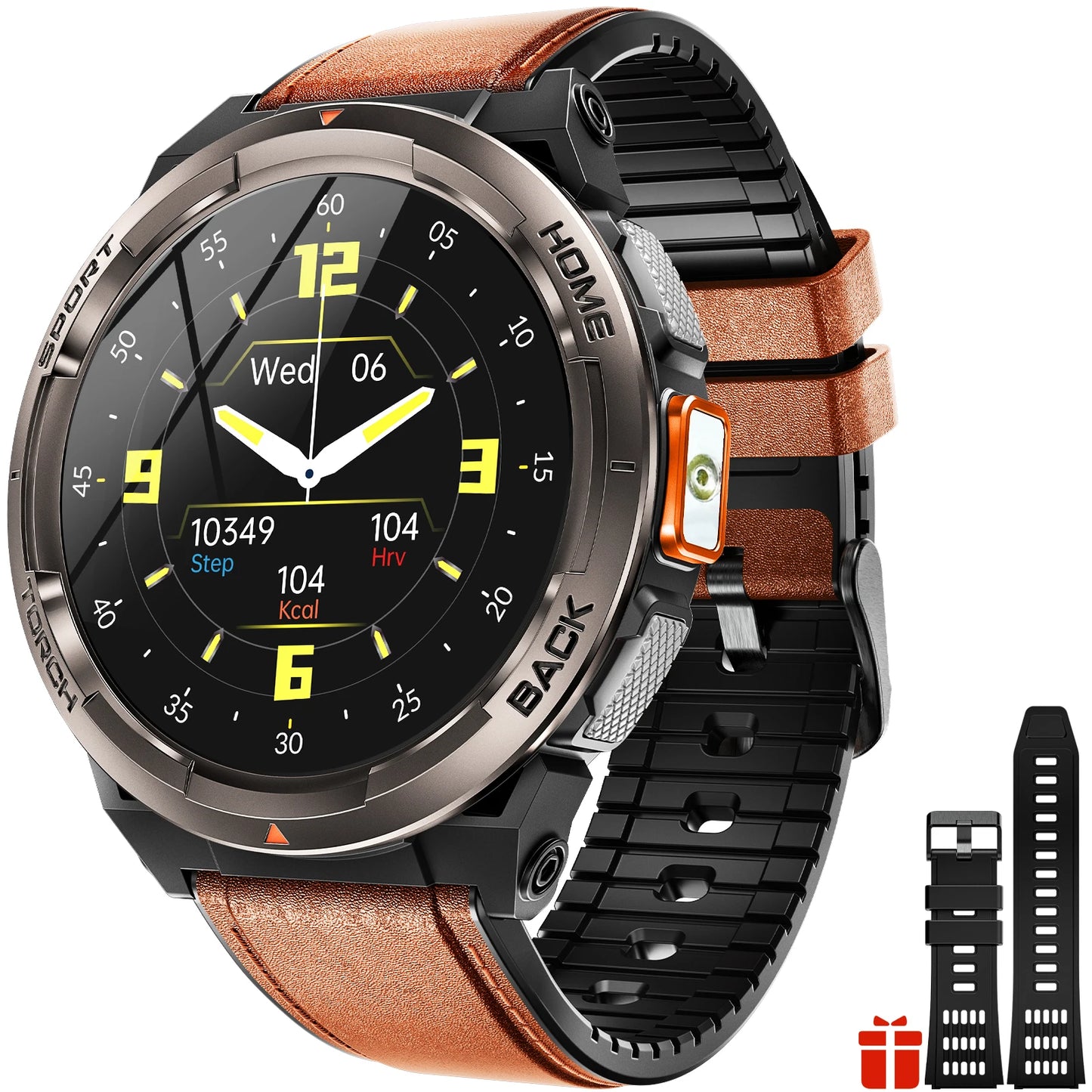 EIGIIS KE5 Smartwatch 3ATM Waterproof With Compass And Altitude Barometer