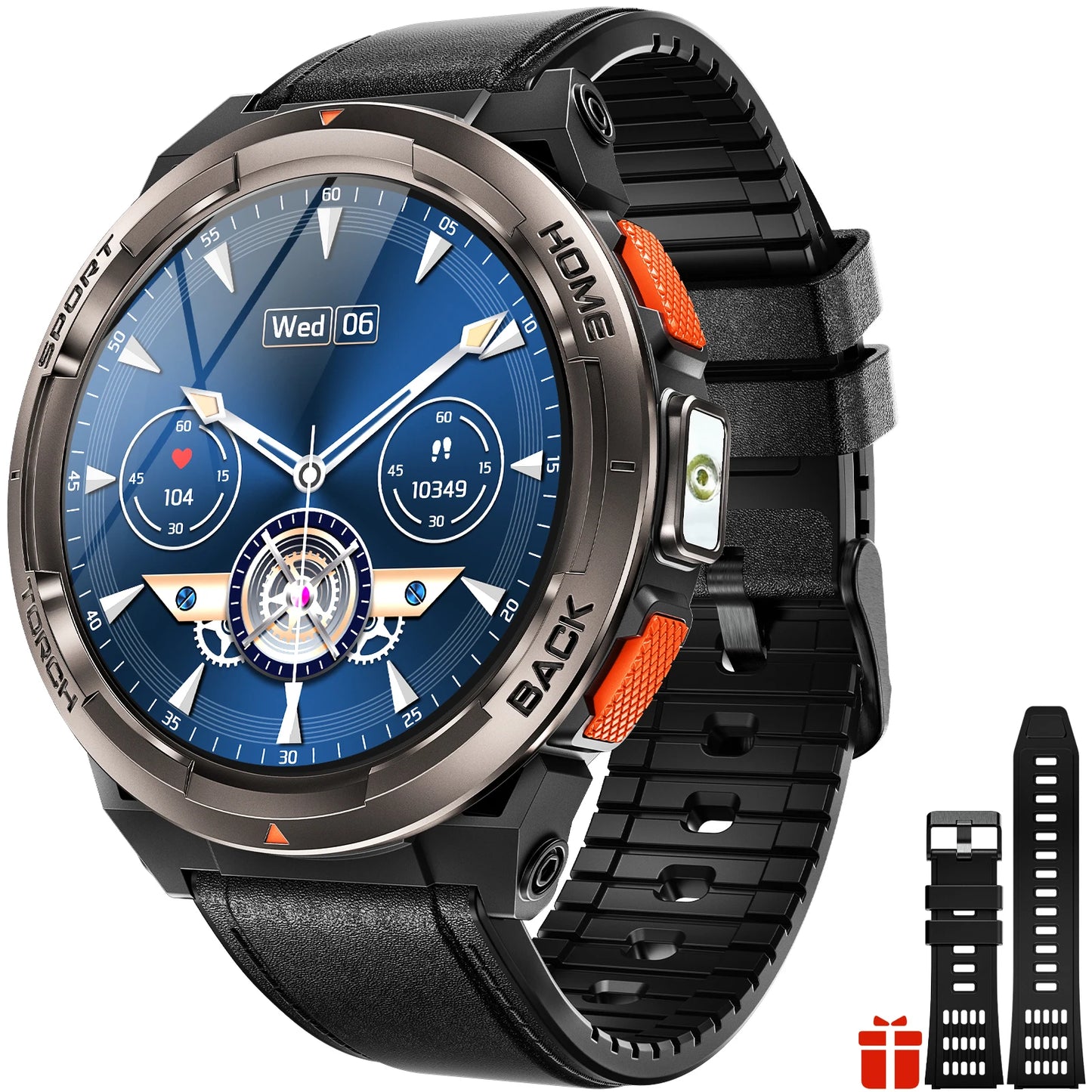 EIGIIS KE5 Smartwatch 3ATM Waterproof With Compass And Altitude Barometer