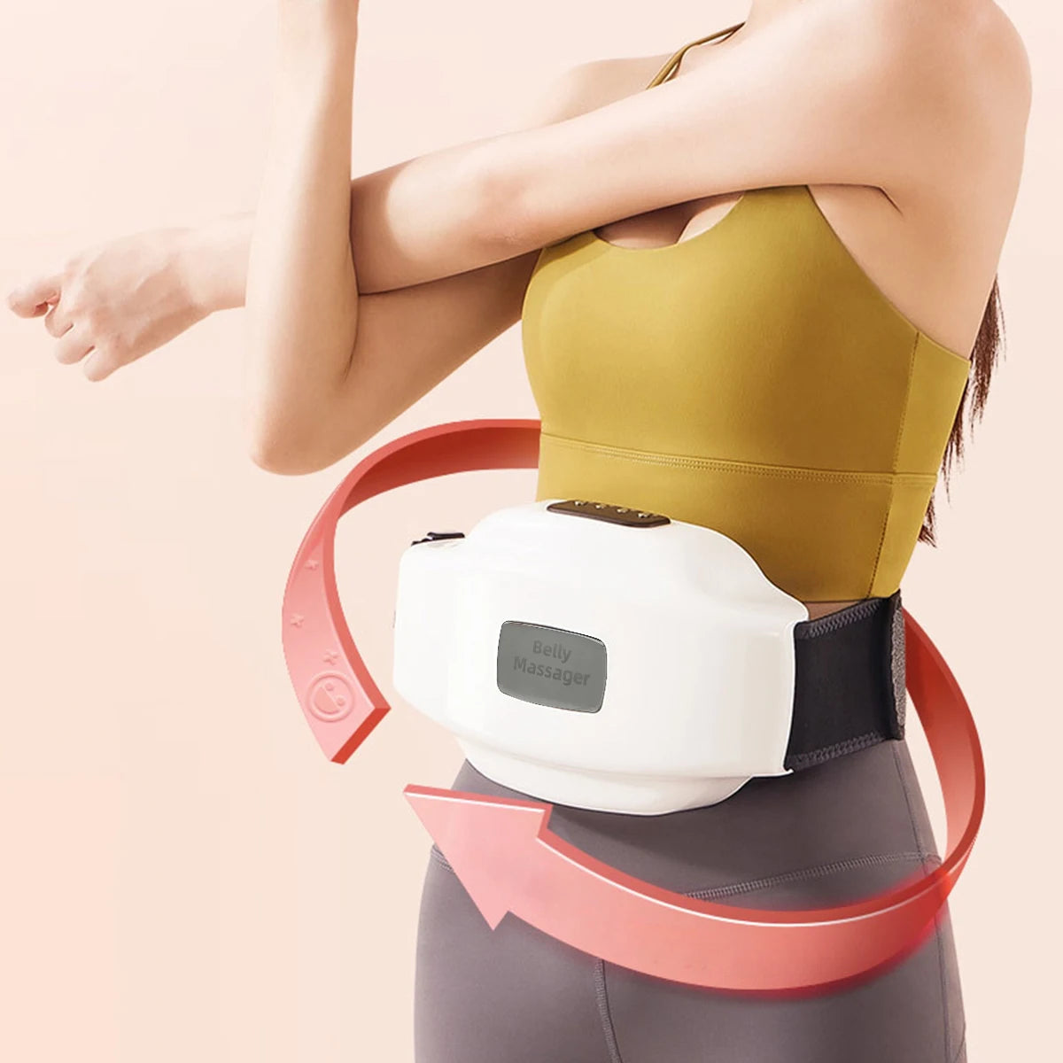Stomach Massager Bian Shi Hot Compress Portable