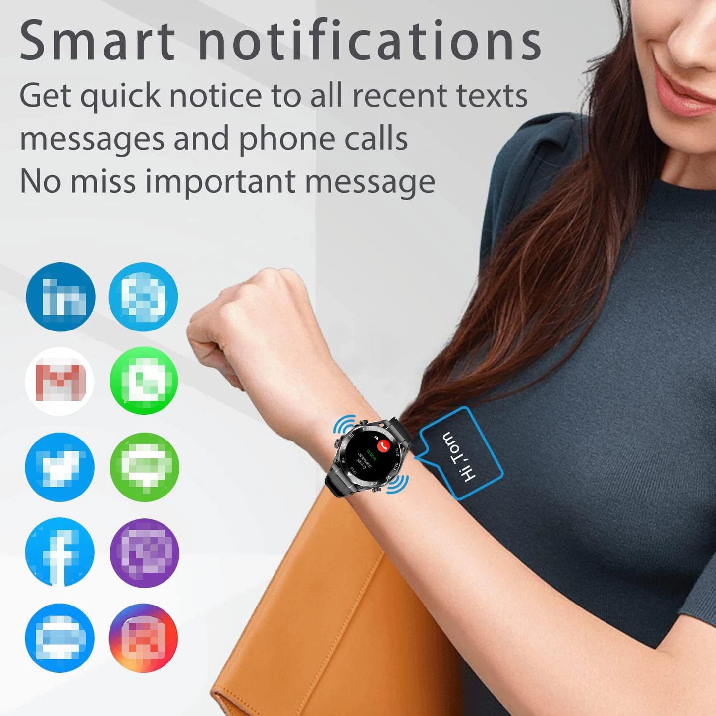 X5 Pro Max Sports Smart Watch With NFC Health Monitor