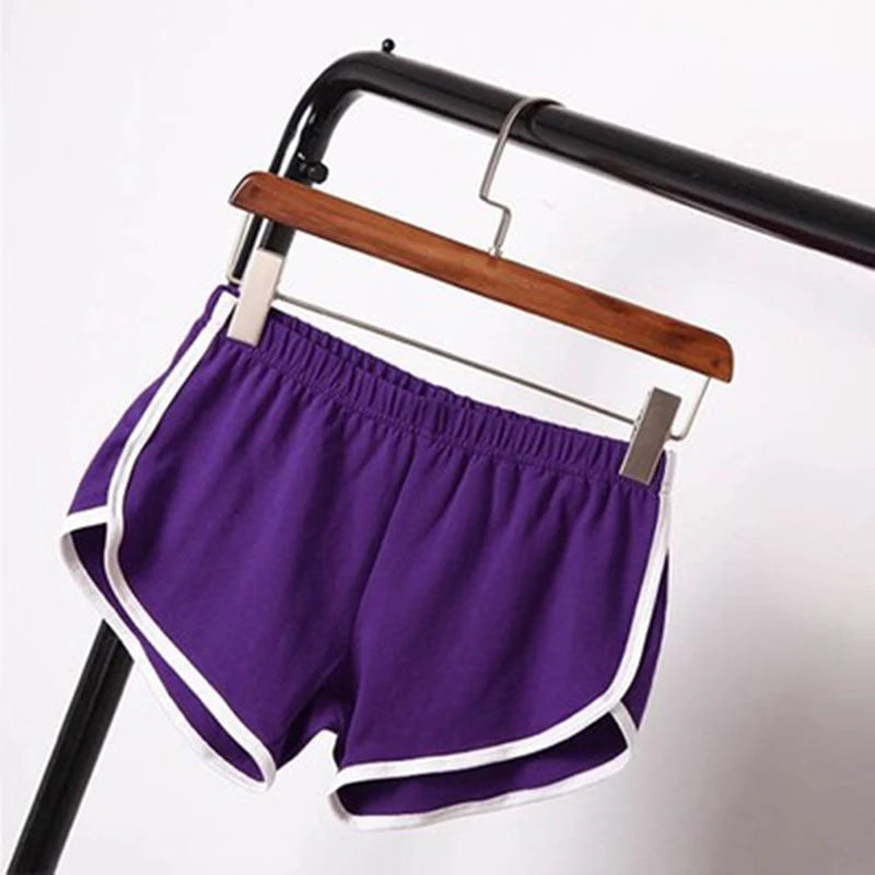 Women Yoga Shorts for Gym and Running Polyester Broadcloth