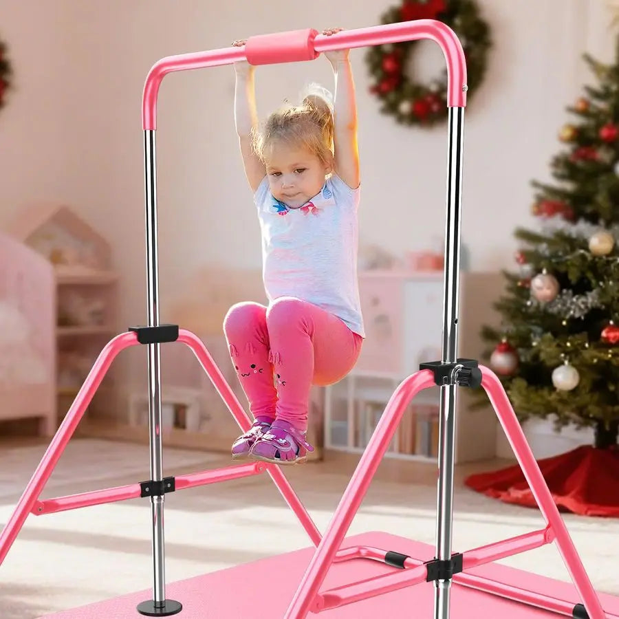 XMSJ Gymnastics Bar With Mat Foldable