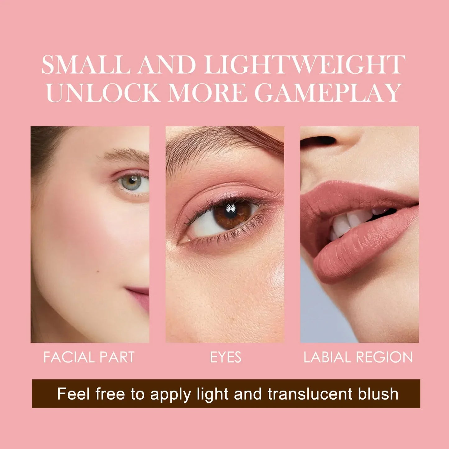 Eelhoe 3 In 1 Blush Stick For Eyes Cheeks Lips