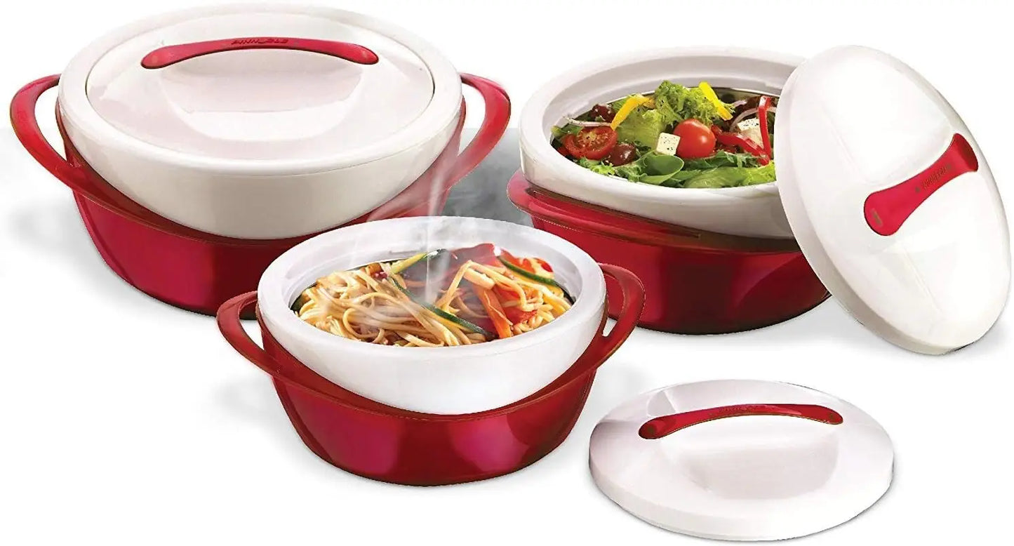 Insulated Casserole Dish Set 3-Piece With Lid