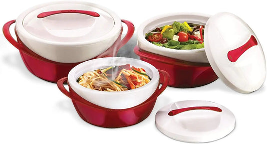 Insulated Casserole Dish Set 3-Piece With Lid