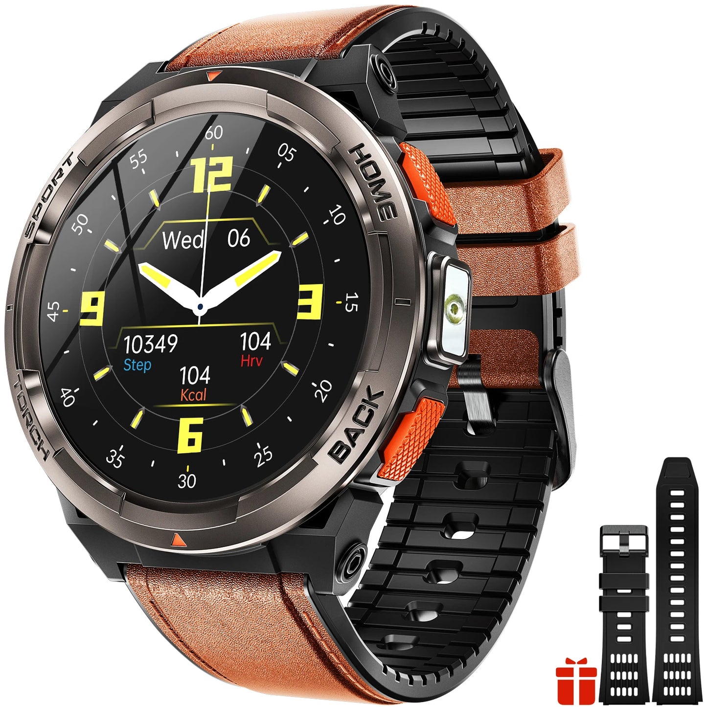 EIGIIS KE5 Smartwatch 3ATM Waterproof With Compass And Altitude Barometer