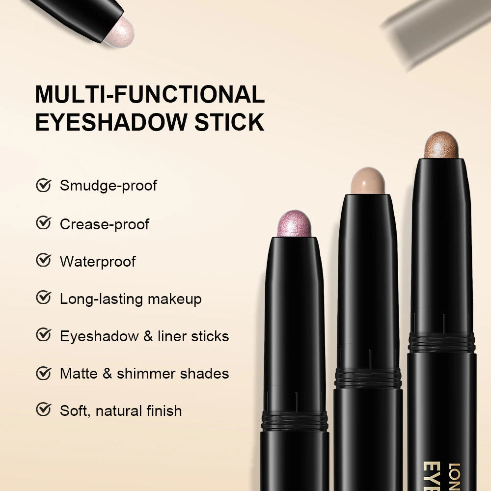 Lakerain Eyeshadow Stick Matte Shimmer Waterproof