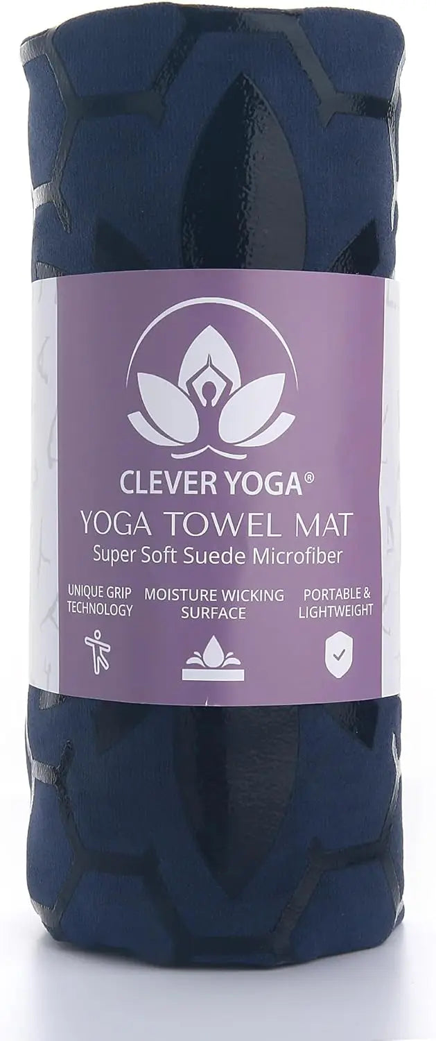 Non Slip Yoga Mat Towel With Honeycomb Grip