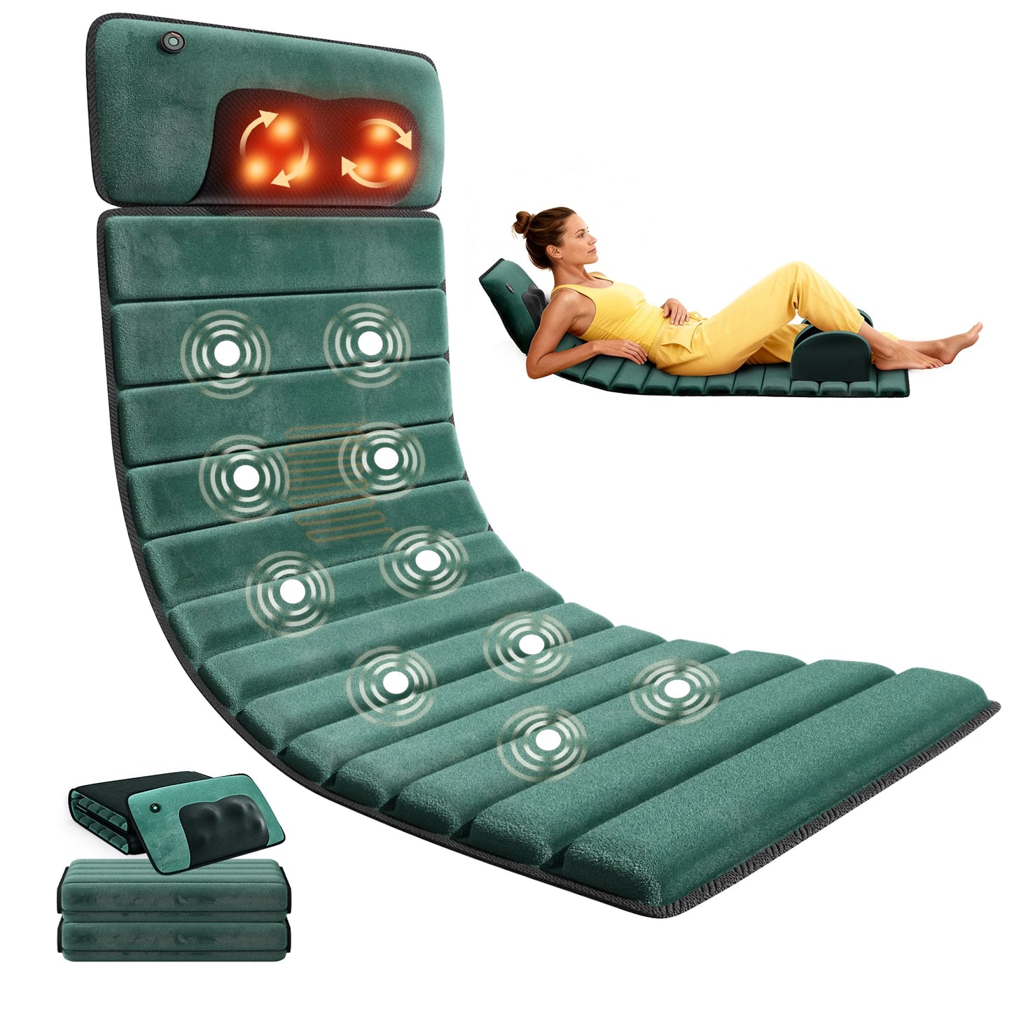 HIMOUTA Full Body Massage Mat With Heat