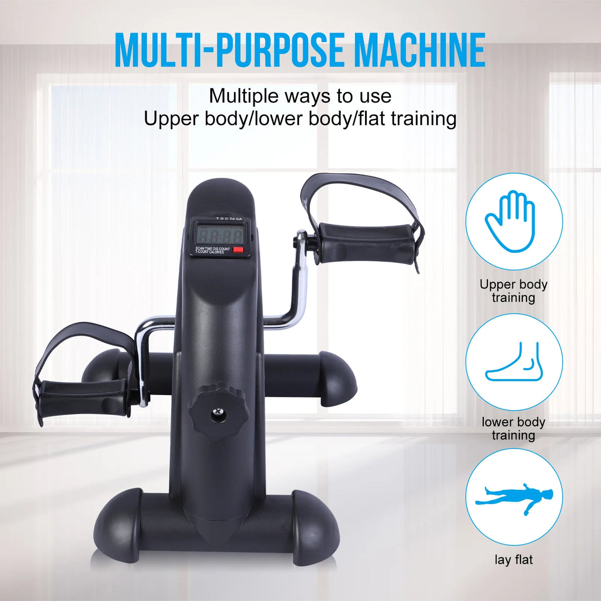 Mini Under Desk Pedal Exerciser With Digital Screen