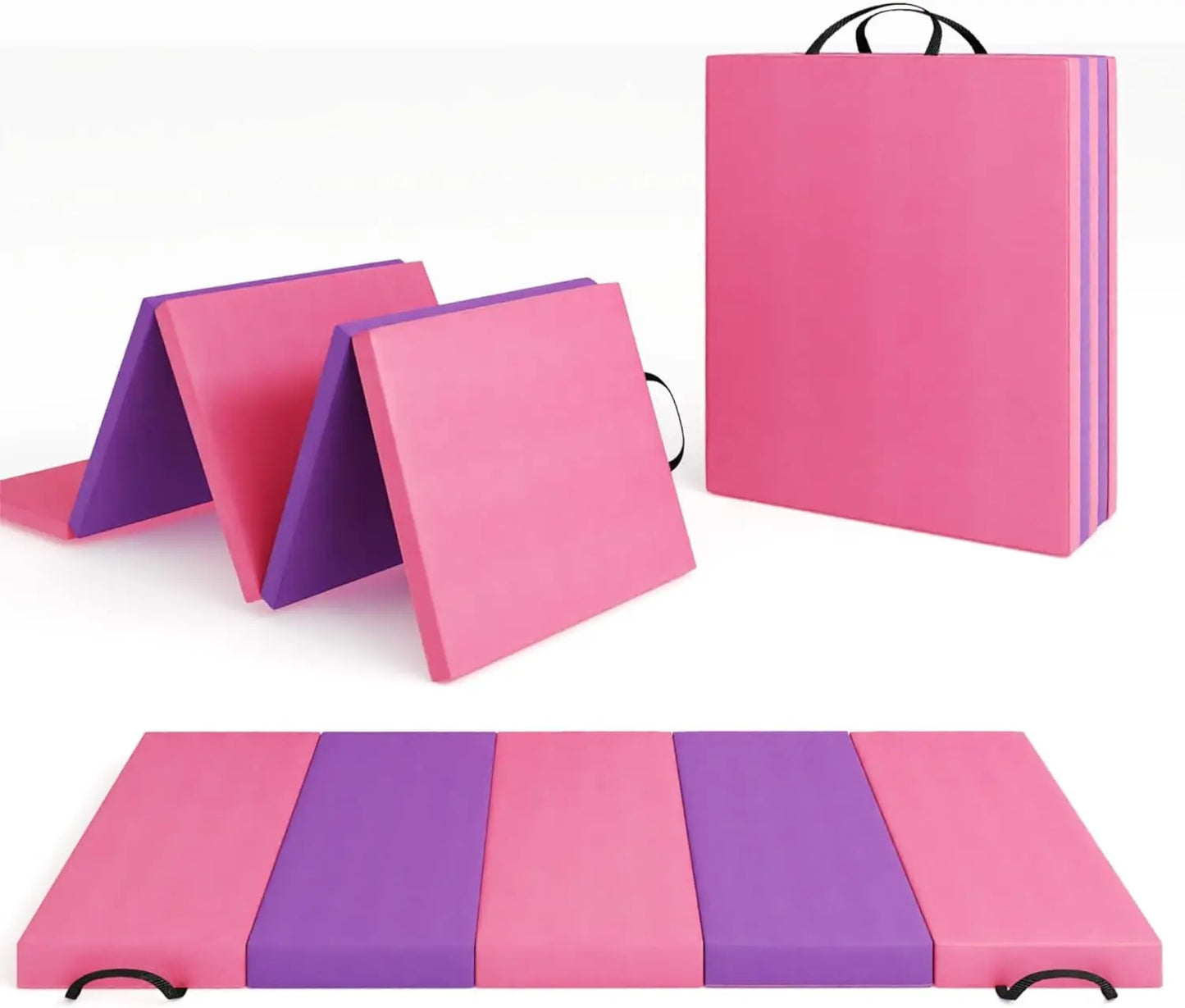 TWISTER.CK Folding Gym Mat Extra Firm High Density Foam Non Slip
