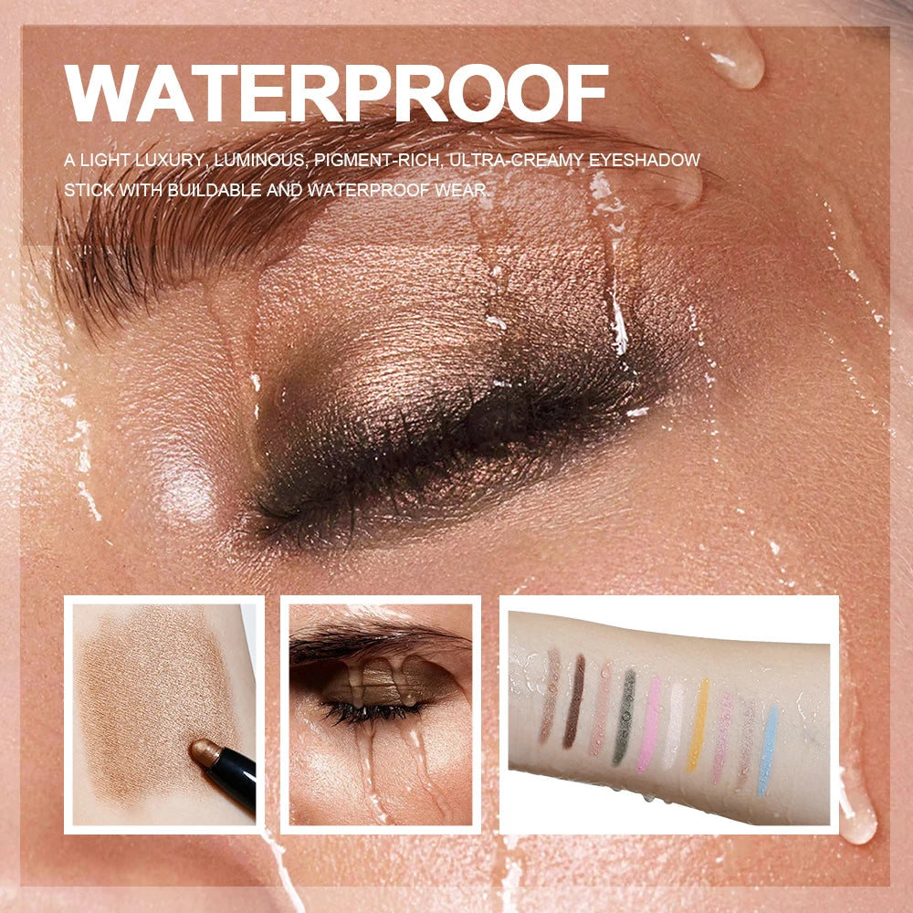 Lakerain Eyeshadow Stick Matte Shimmer Waterproof