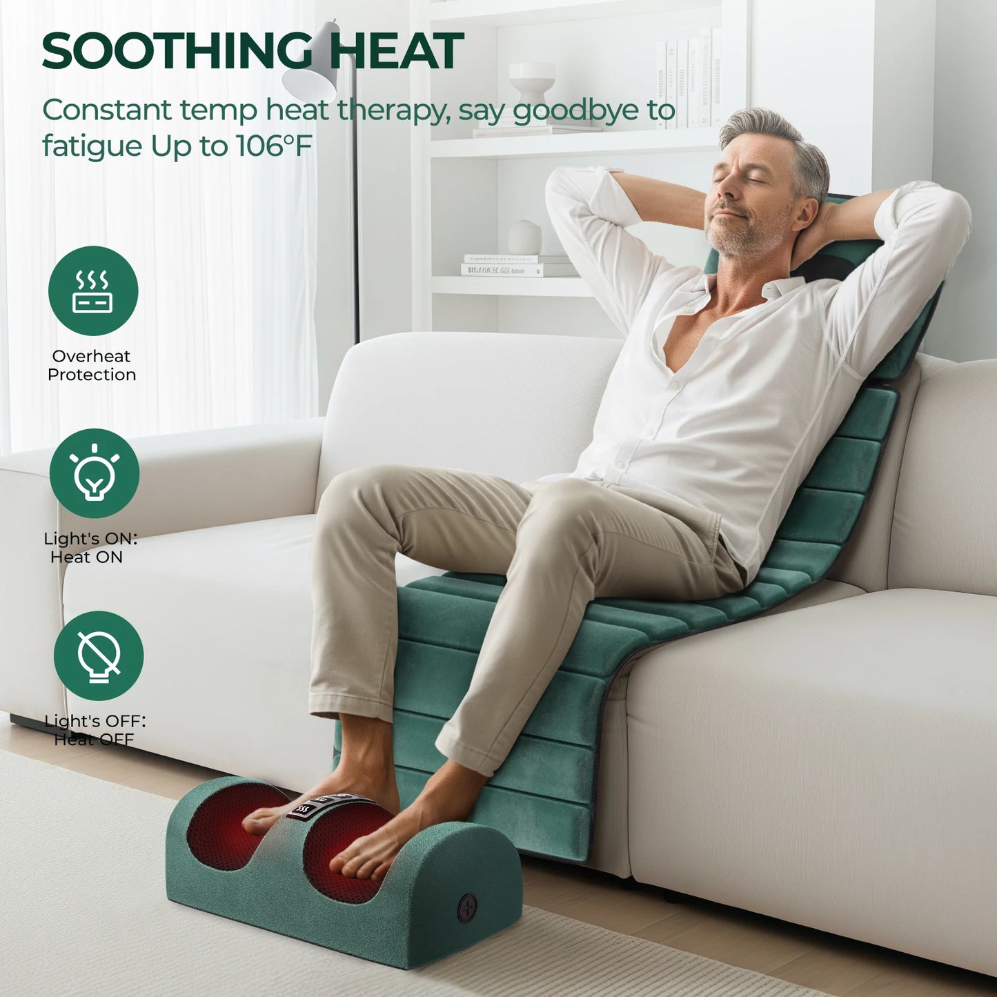 HIMOUTA Full Body Massage Mat With Heat
