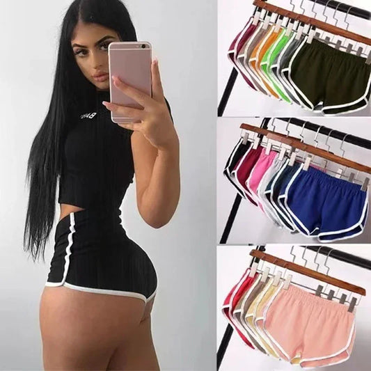Women Yoga Shorts for Gym and Running Polyester Broadcloth