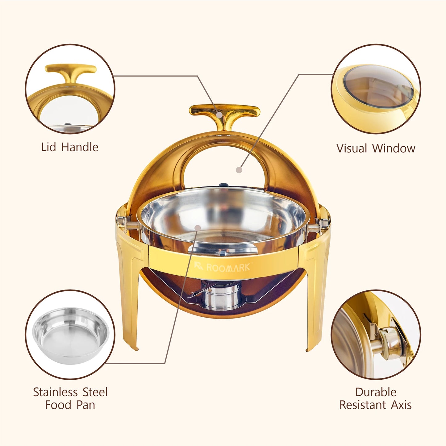 Stainless Steel Chafing Dish Buffet Set