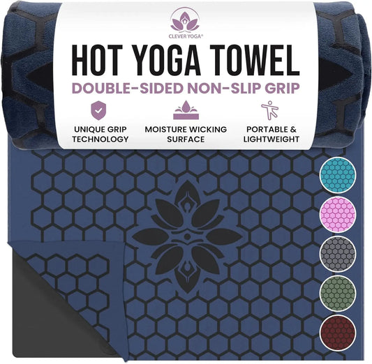 Non Slip Yoga Mat Towel With Honeycomb Grip