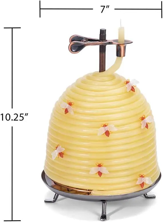 Beeswax Candle with Cotton Wick Honey Scent