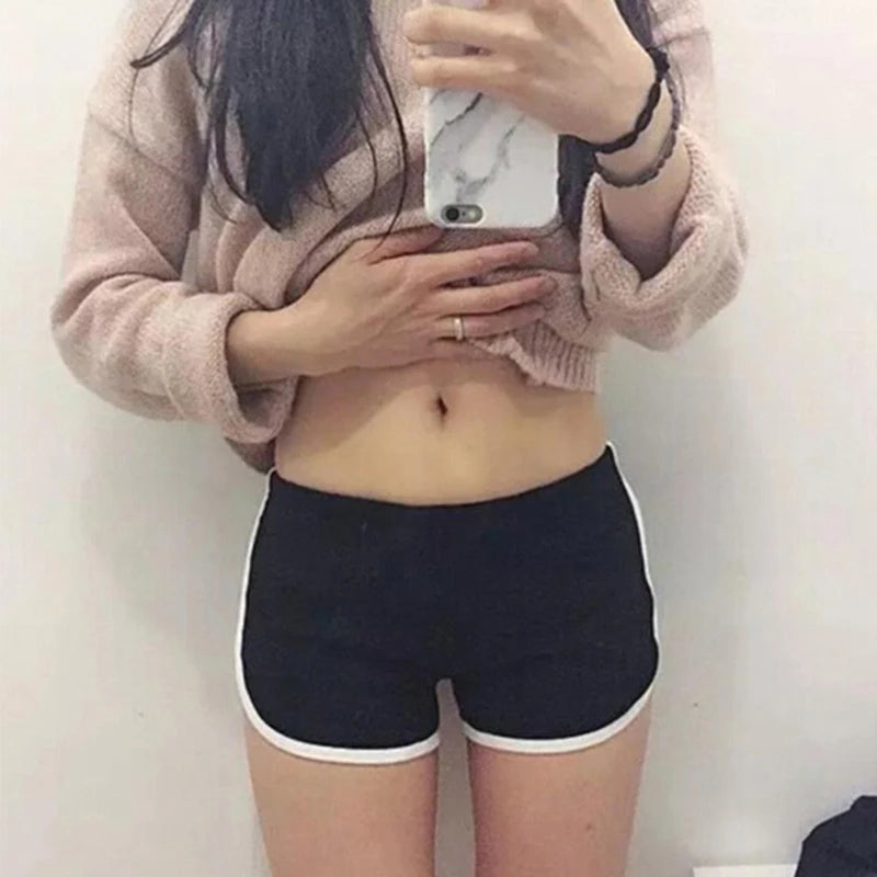 Women Yoga Shorts for Gym and Running Polyester Broadcloth