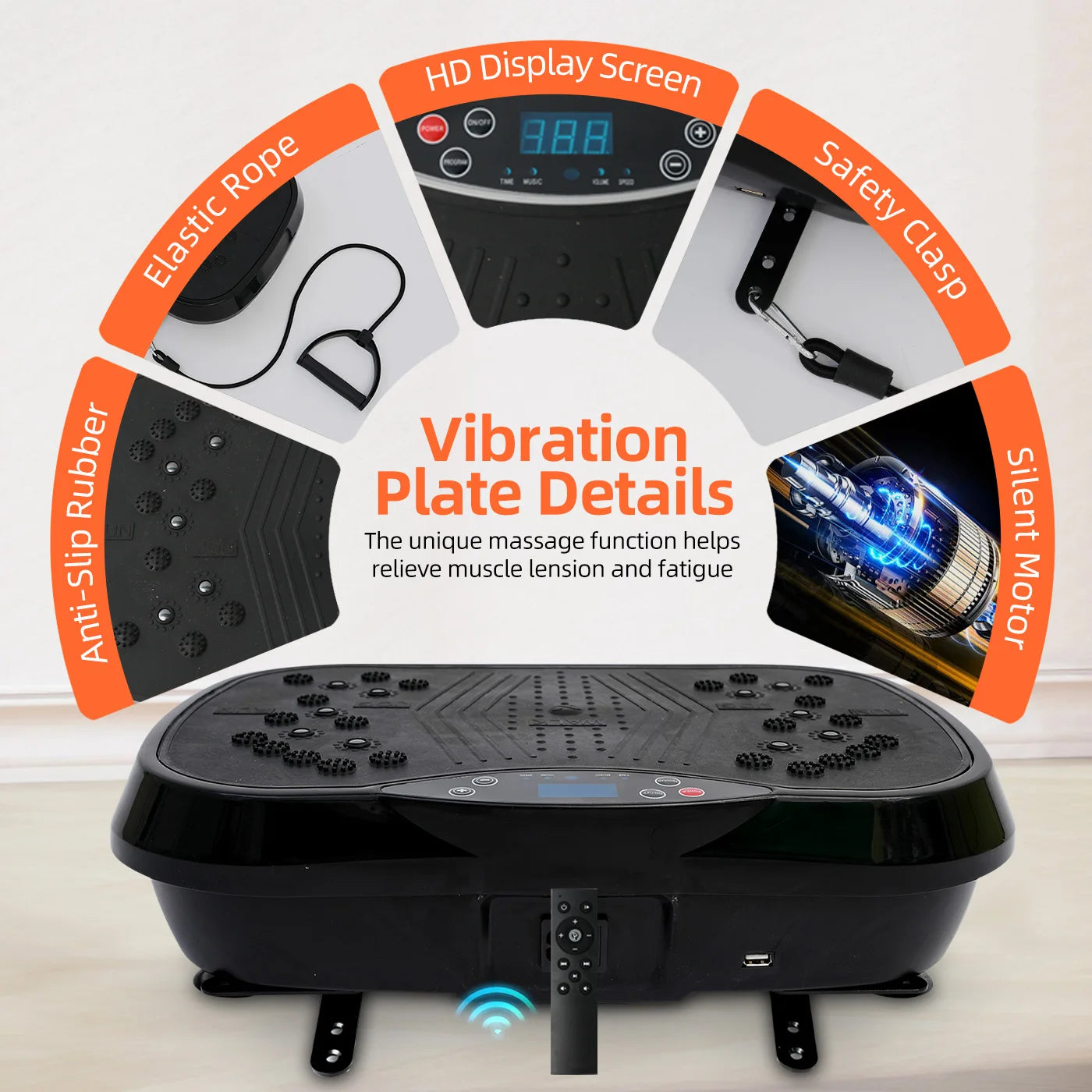 Vibration Plate Exercise Machine Portable Workout
