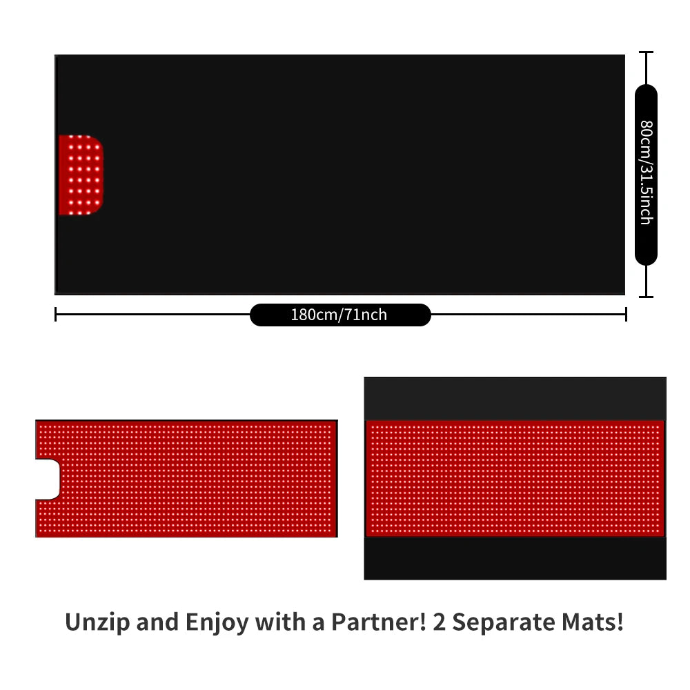 Infrared Light Therapy Sleeping Bag Mat For Home Use