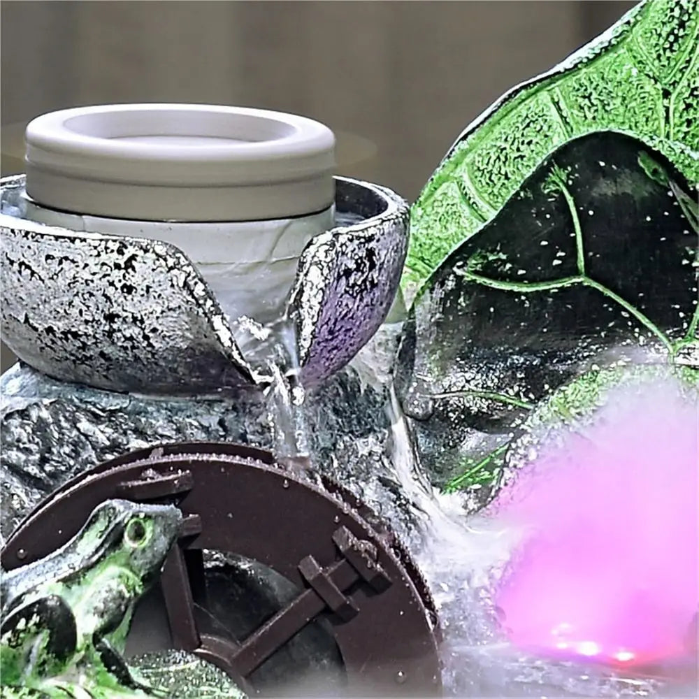 Zen Waterfall Crystal Ball LED Fountain