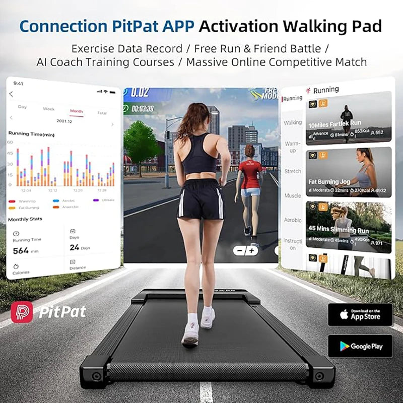 Superun 2.5HP Home Treadmill Walking Running
