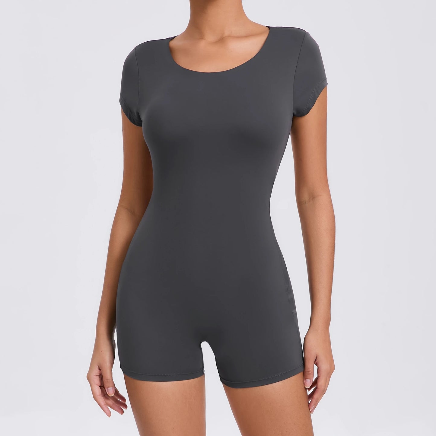 COZOKCN Yoga Jumpsuit Open Back One Piece Women
